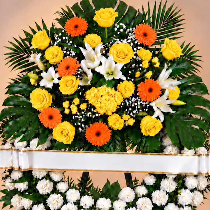 Corona funebre 1 cabezal Oryndra