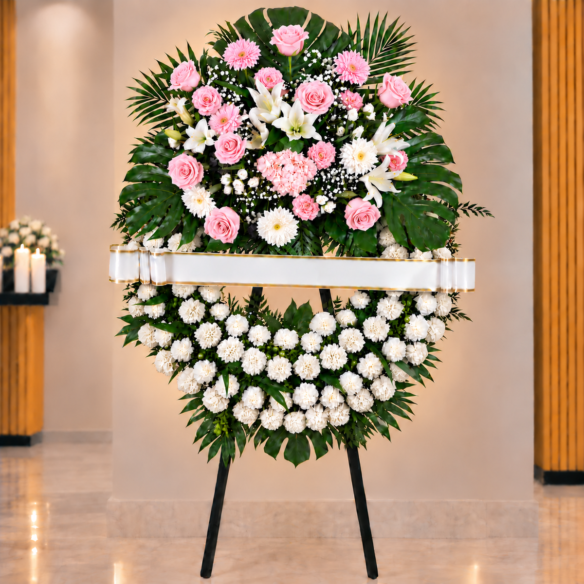 Corona funebre 1 cabezal Arix