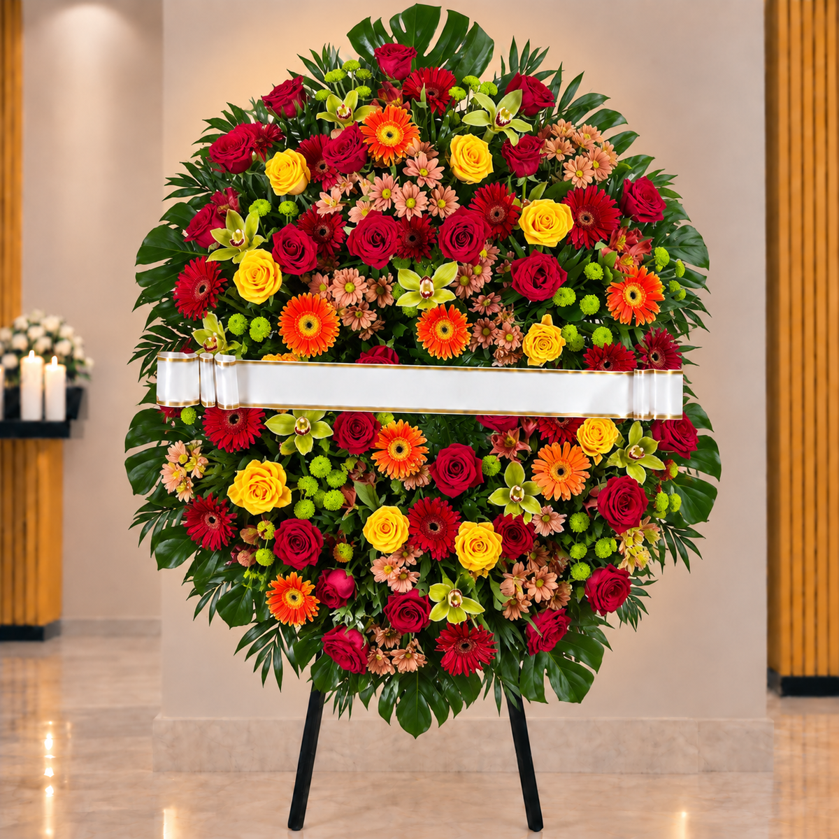 Corona funebre Arelia
