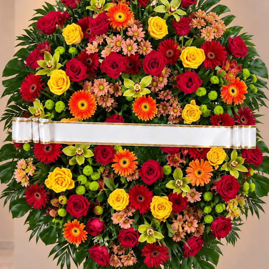 Corona funebre Arelia