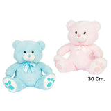 OSO AZUL Y ROSA 30CM