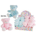 OSO AZUL Y ROSA 21CM