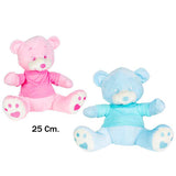 OSO AZUL Y ROSA CAMISETA 25CM