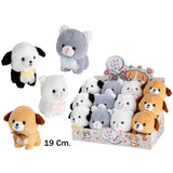PERRITOS Y GATITOS BONITOS 19CM