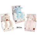 PELUCHES CON MANTA 28CM
