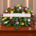 Centro funebre rosas mixtas