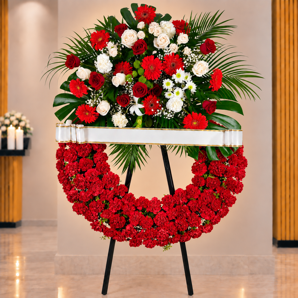 Corona funebre 1 cabezal Darelion