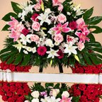 Corona funebre 2 cabezales Nael