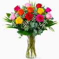 Rosas de tallo largo mixtas