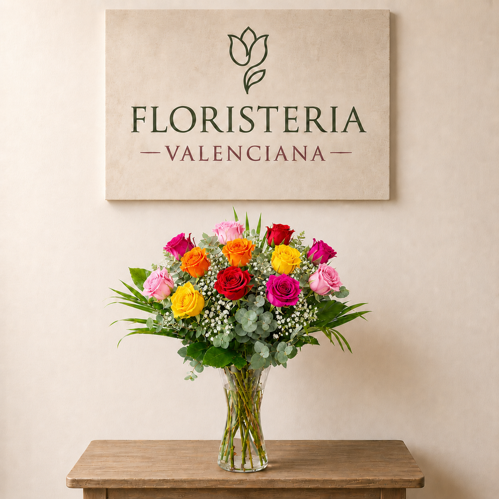 Rosas de tallo largo mixtas