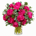 Ramo de peonias fucsias