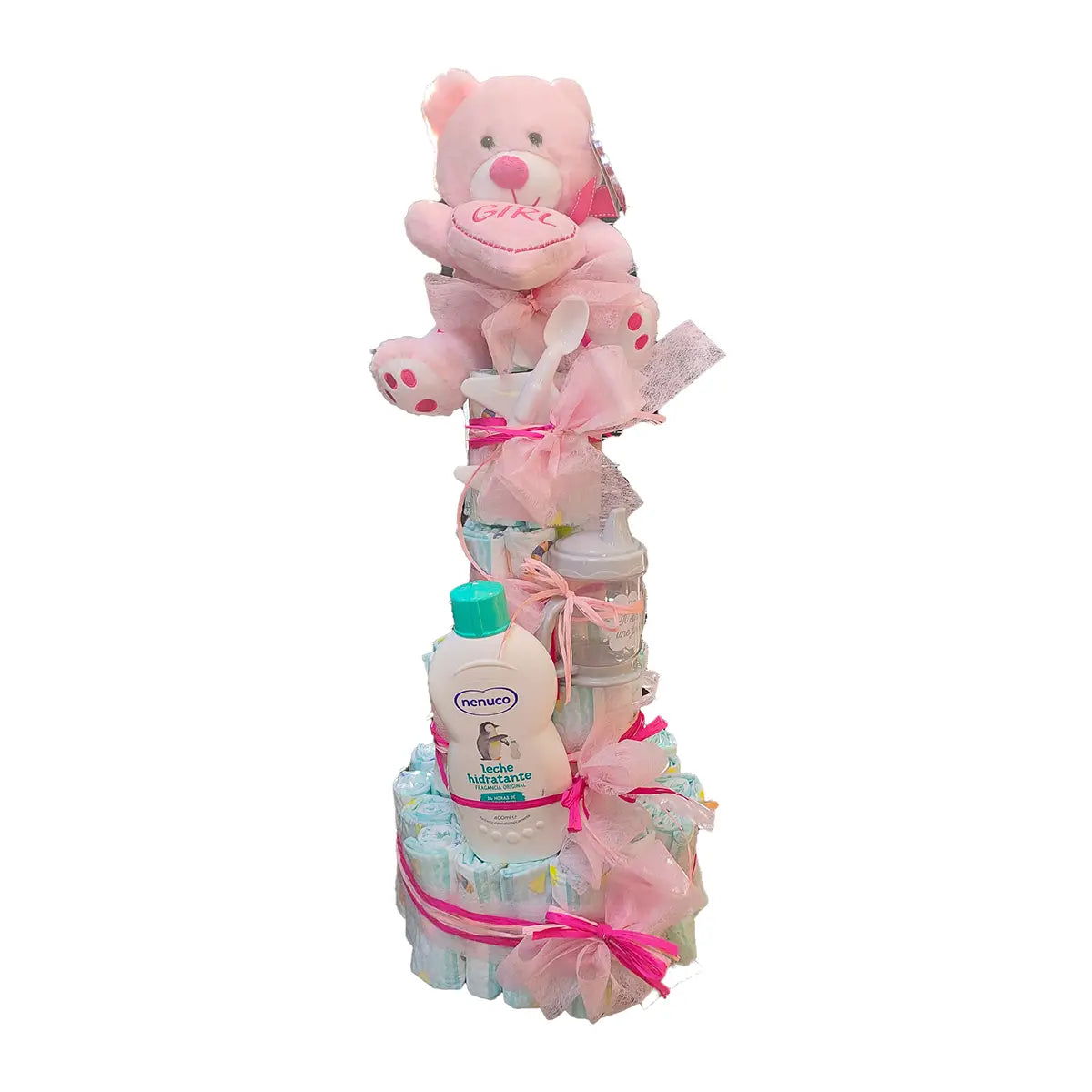 Tarta de pañales bebé